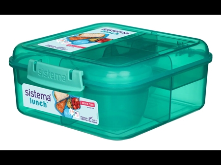 Bento Cube 1,25l Grøn fra Sistema