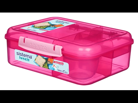 Bento Lunch 1,65l Rosa fra Sistema