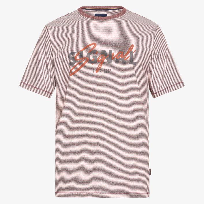 Lukesi Print Stripe Tee fra Signal
