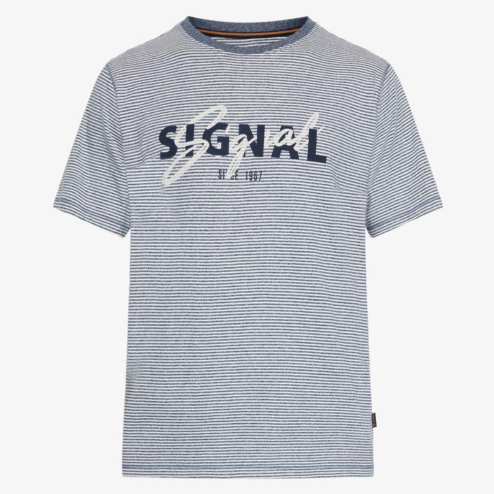 Lukesi Print Stripe Tee fra Signal