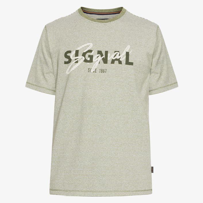Lukesi Print Stripe Tee fra Signal