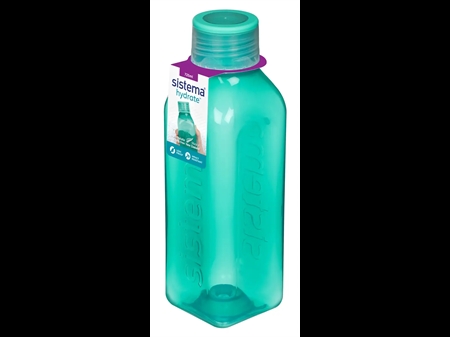 Medium Square Bottle 725ml Grøn fra Sistema
