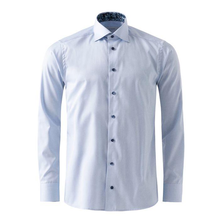 Floral Effect Signature Twill Shirt fra Eton