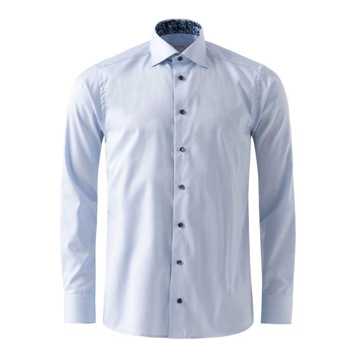 Floral Effect Signature Twill Shirt fra Eton
