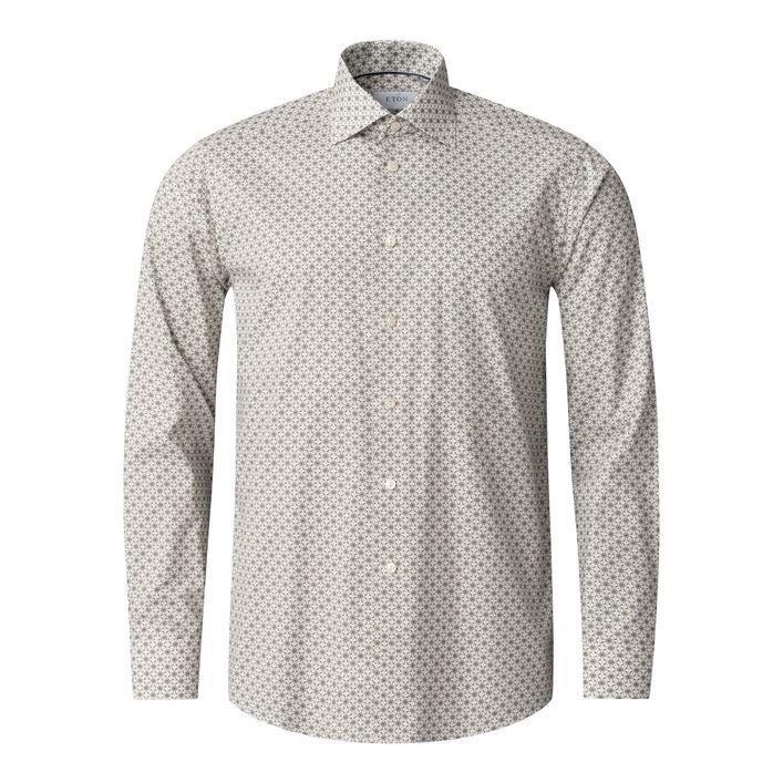 Geometric Signature Twill Shirt fra Eton