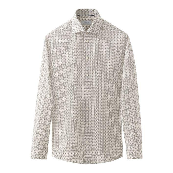 Geometric Signature Twill Shirt fra Eton