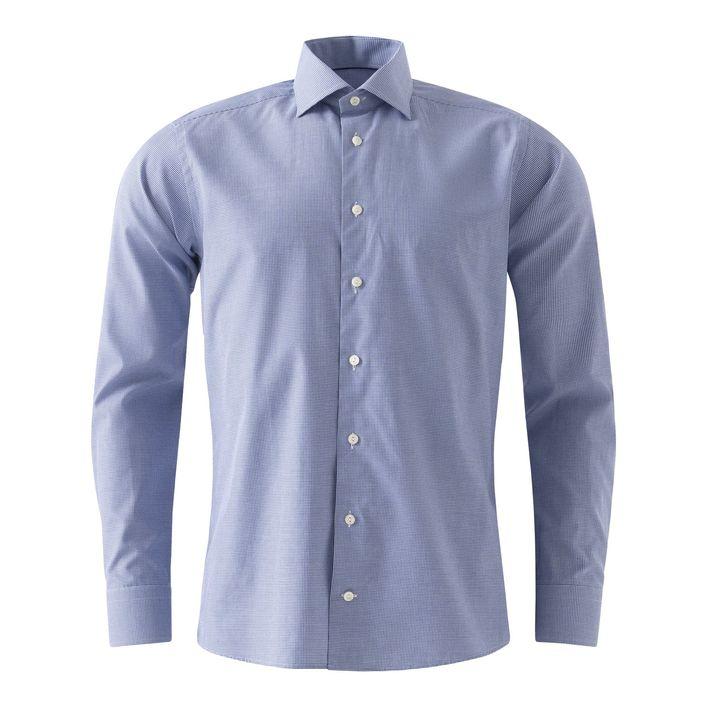 Fine Check Signature Twill Shirt fra Eton