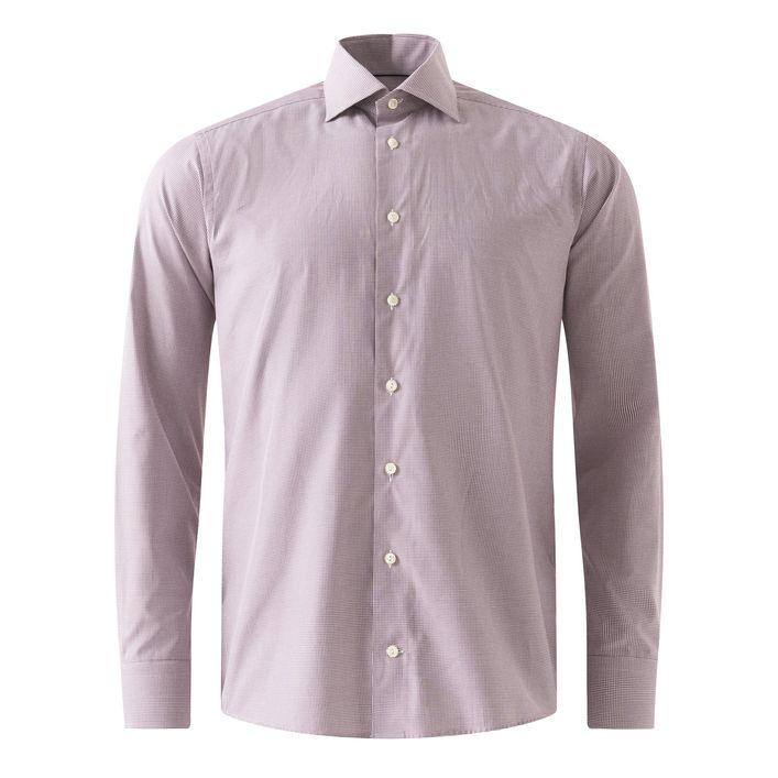 Fine Check Signature Twill Shirt fra Eton