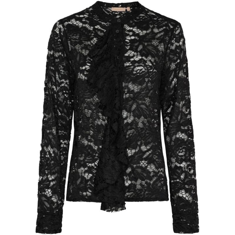 Dame Bluse Mdcclaire H4180 W6   Black fra Marta Du Chateau