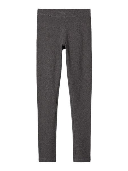 Basis Leggings Dark Grey Melange fra Name It