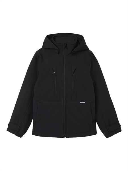 Softshell Jakke Alfa Black fra Name It