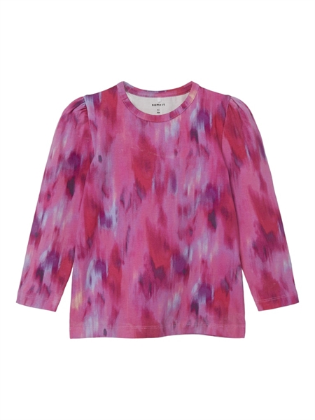 Langærmet Bluse Lariana Fuchsia Pink fra Name It