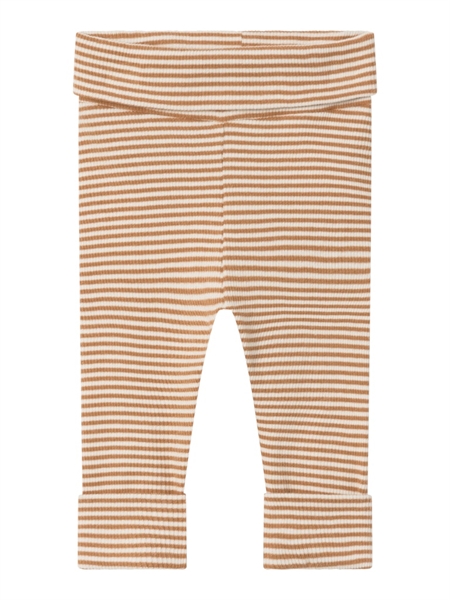 Rib Leggings Berro Almond fra Name It