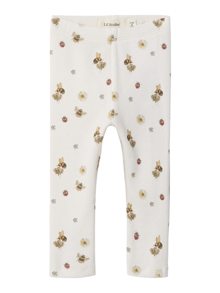Leggings Lavo Loa Coconut Milk fra Lil Atelier