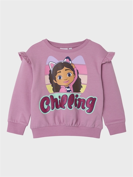Gabby Sweatshirt Sanne Mauve Orchid fra Name It