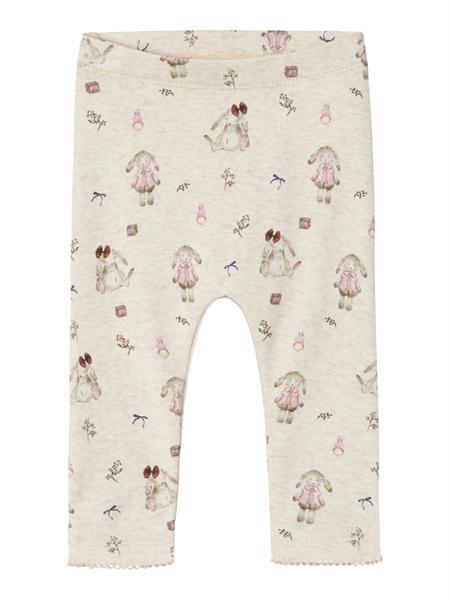 Leggings Rabbit Peyote Melange fra Name It