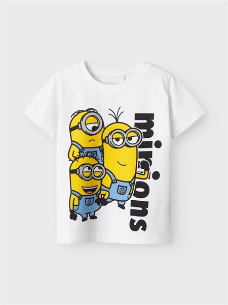 Minions T Shirt Jule Bright White fra Name It