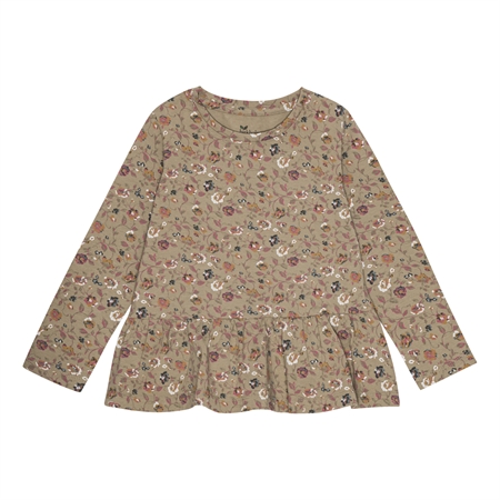 Peplum Bluse Blomstersymfoni fra Birkholm