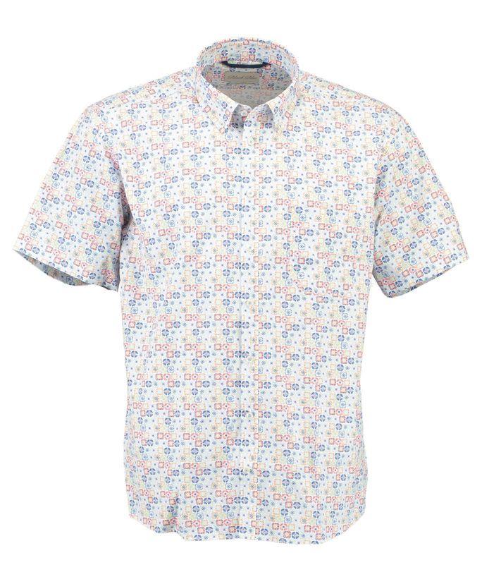 Casual Short Sleeve Shirt fra Black Blue