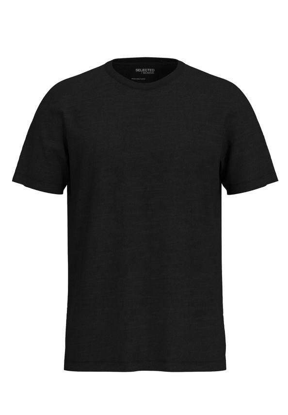 Slhaspen Slub Ss O Neck Tee Noos fra Selected