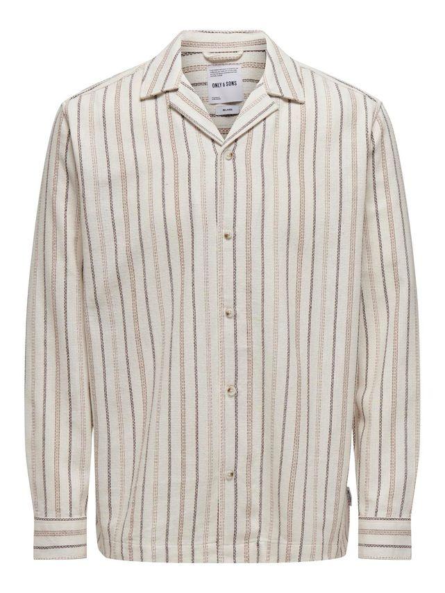 Onstrev Relaxed Ls Shirt fra Only & Sons