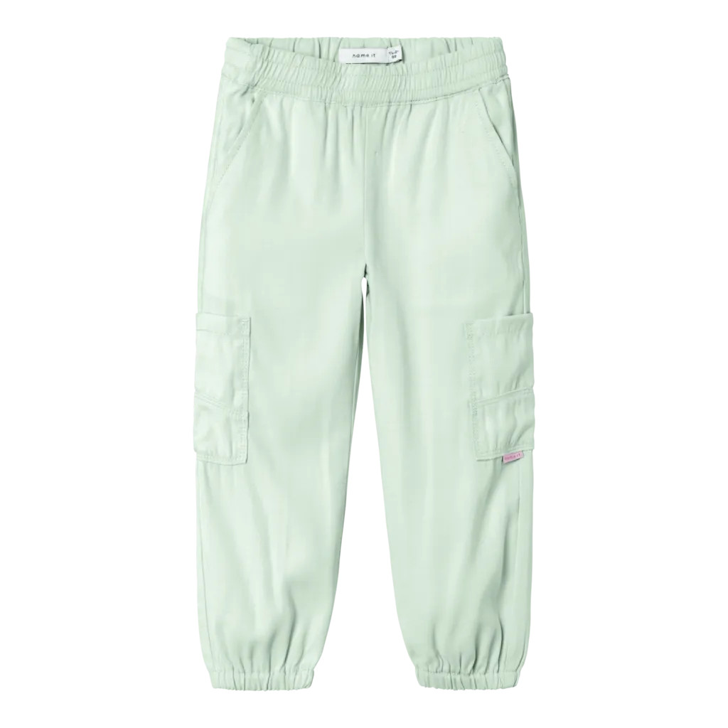 Twill Cargobukser Bella Silt Green fra Name It