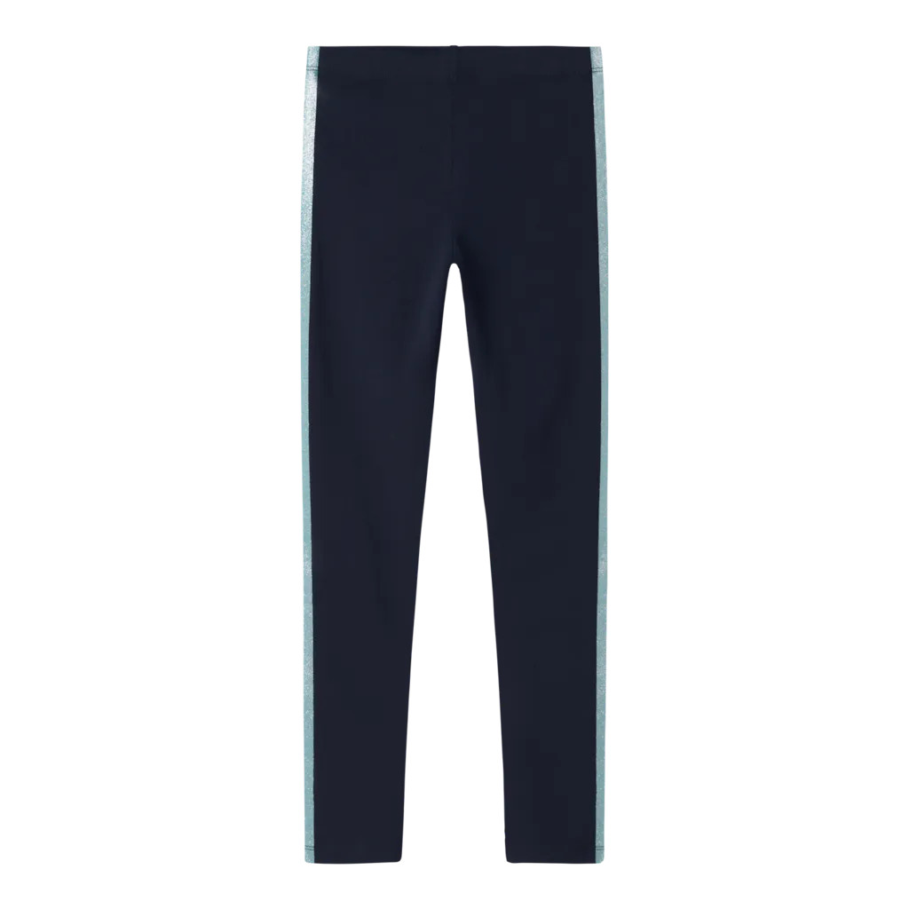 Glitter Leggings Vivian Dark Sapphire fra Name It