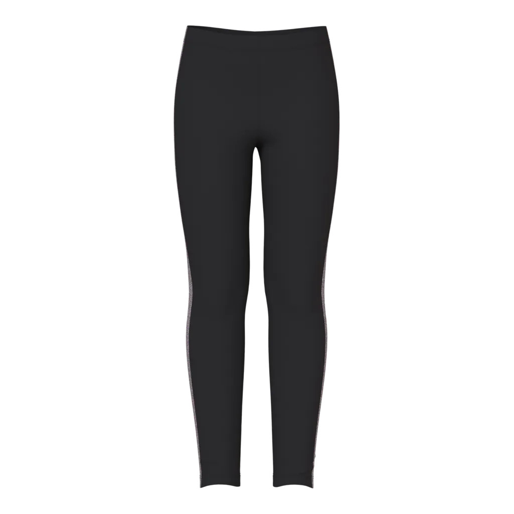 Glitter Leggings Vivian Black Corsage fra Name It