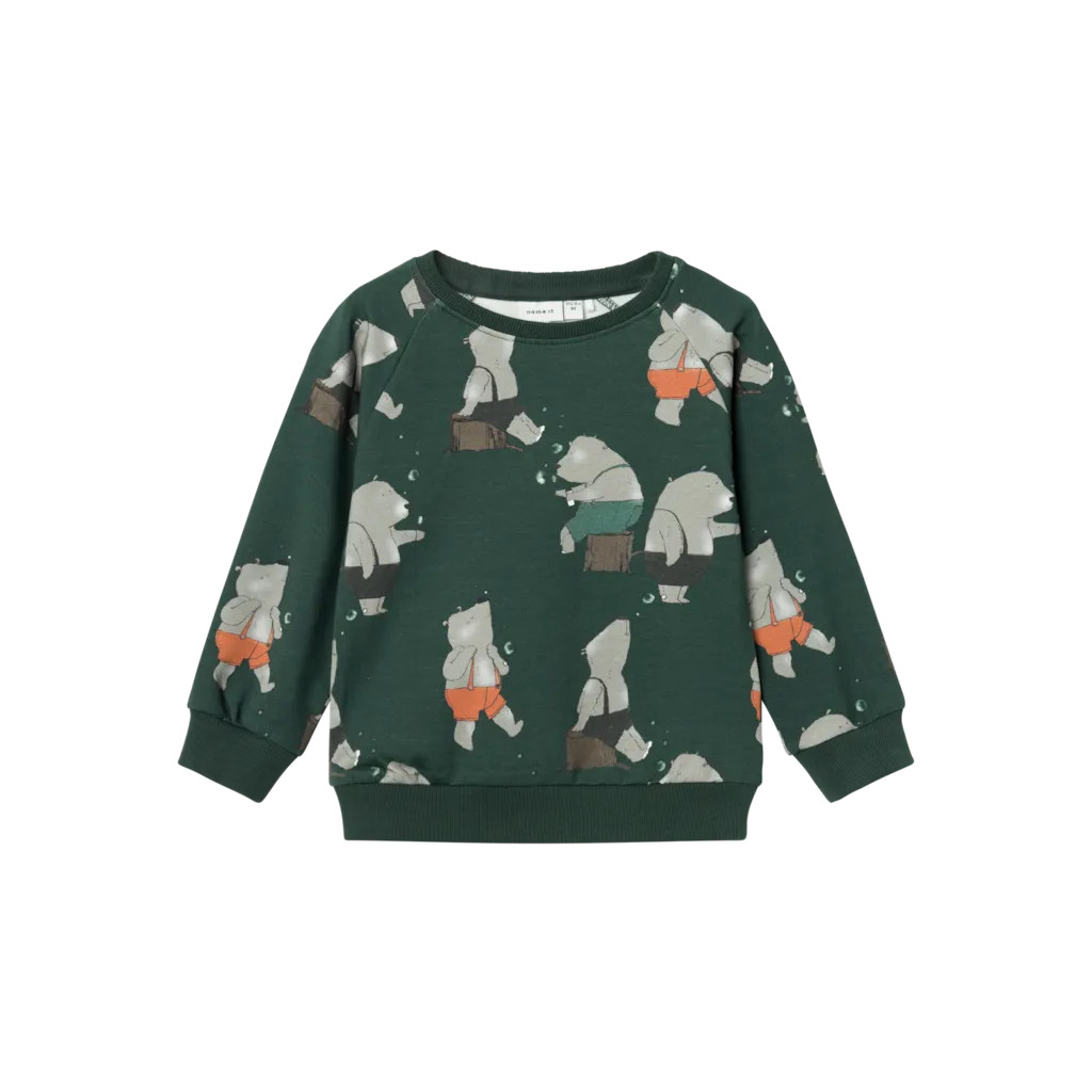 Sweatshirt Larsen Pine Grove fra Name It