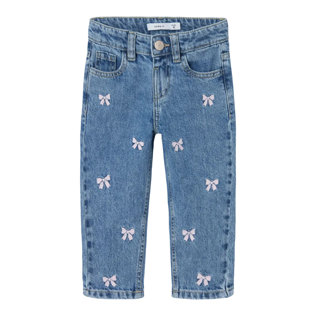 Mom Jeans Bella Medium Blue Denim fra Name It