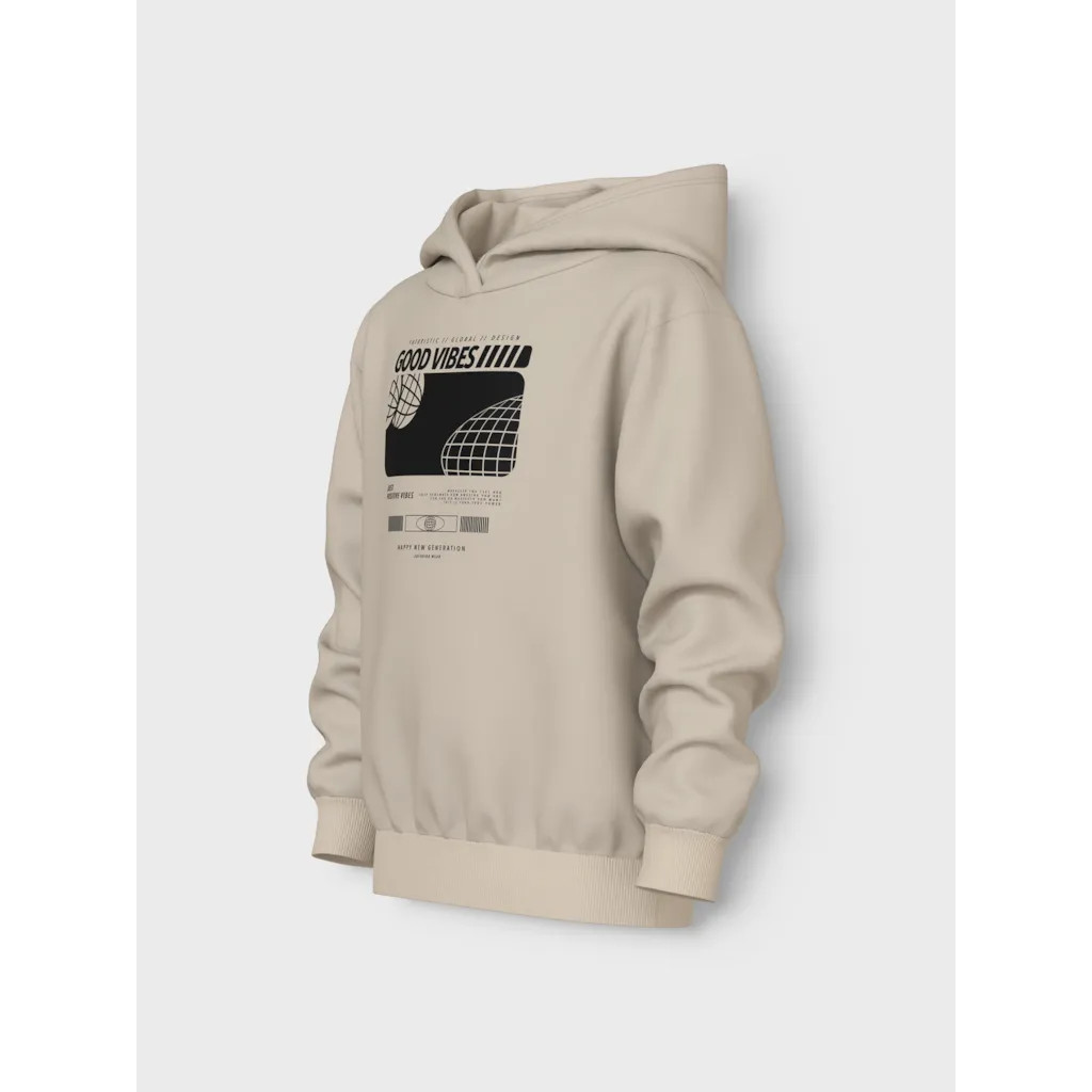 Hættetrøje Vugo Summer Sand Good Vibes fra Name It