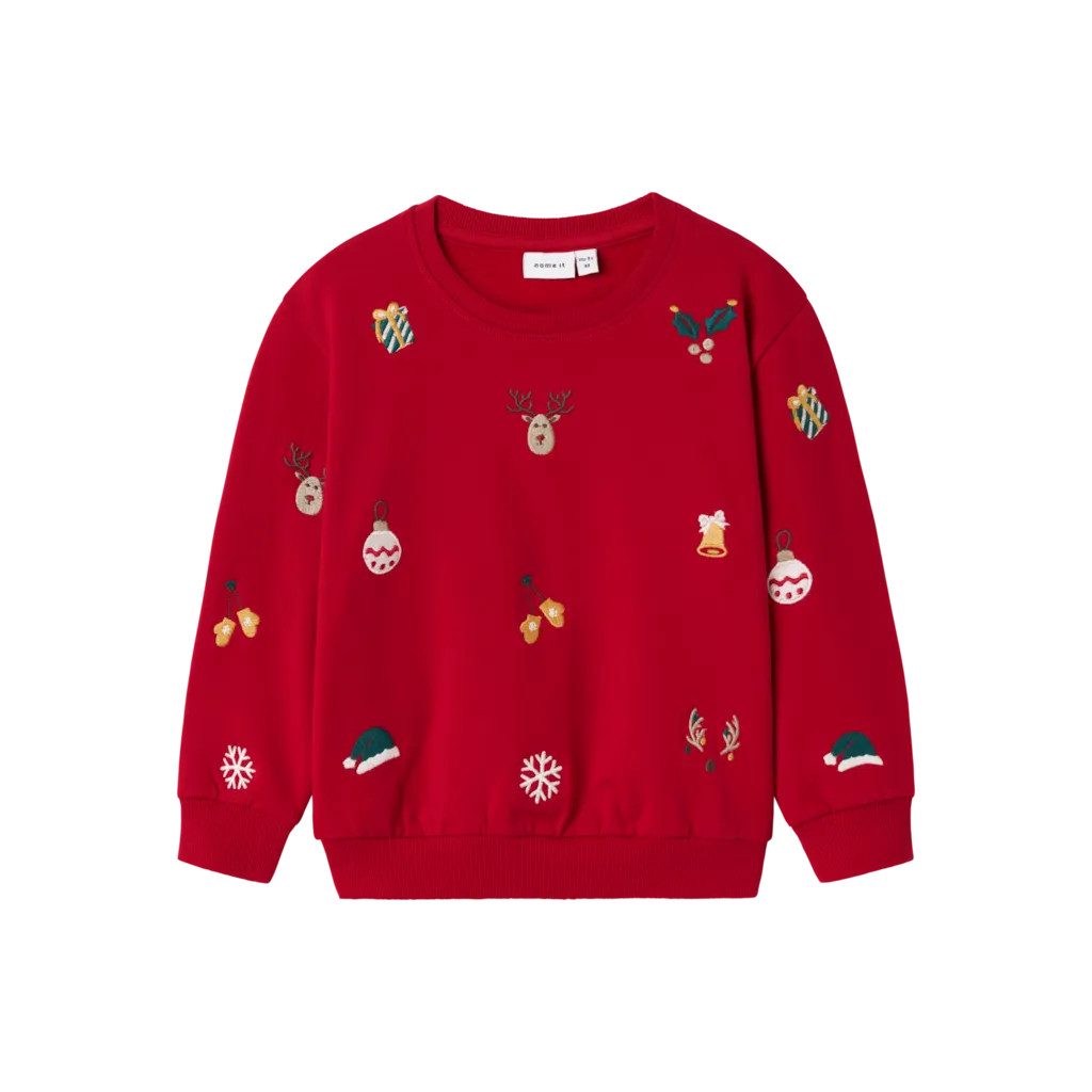 Sweatshirt Kringle Jester Red fra Name It