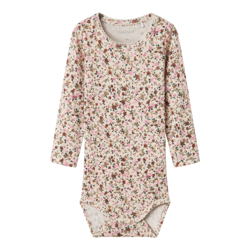 Langærmet Body Solla Peyote Melange fra Name It