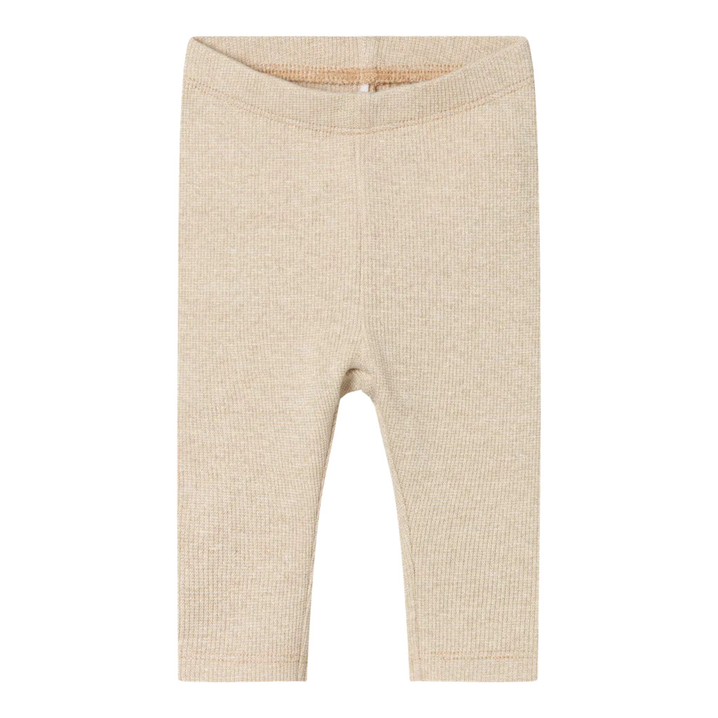 Glimmer Leggings Siclo Gilded Beige fra Name It
