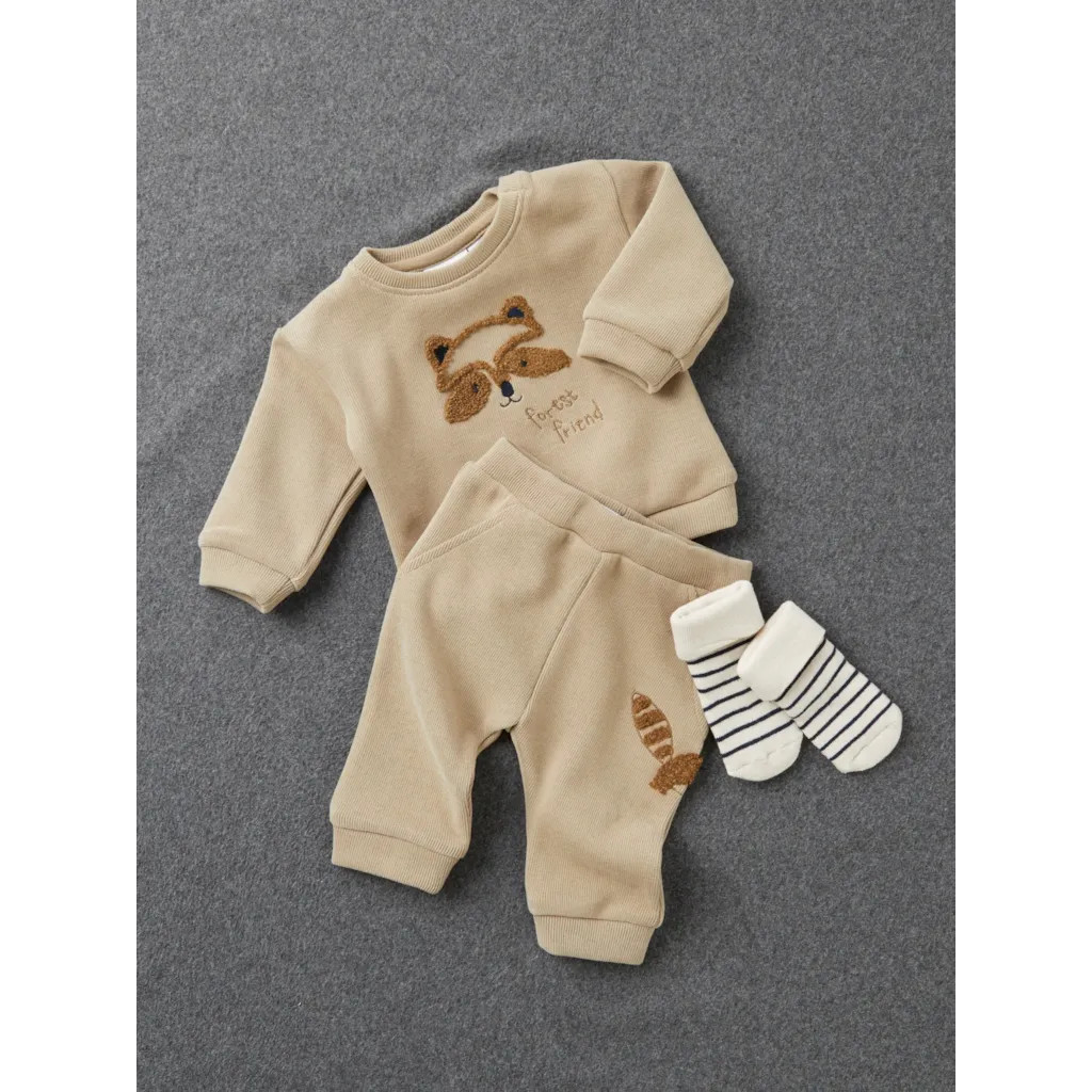 Sweatpants Salt Weathered Teak fra Name It
