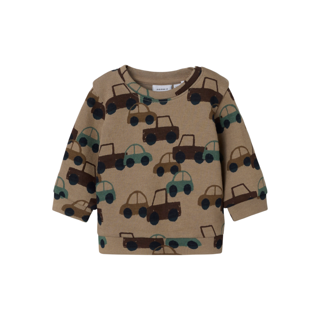 Sweatshirt Sacar Weathered Teak fra Name It