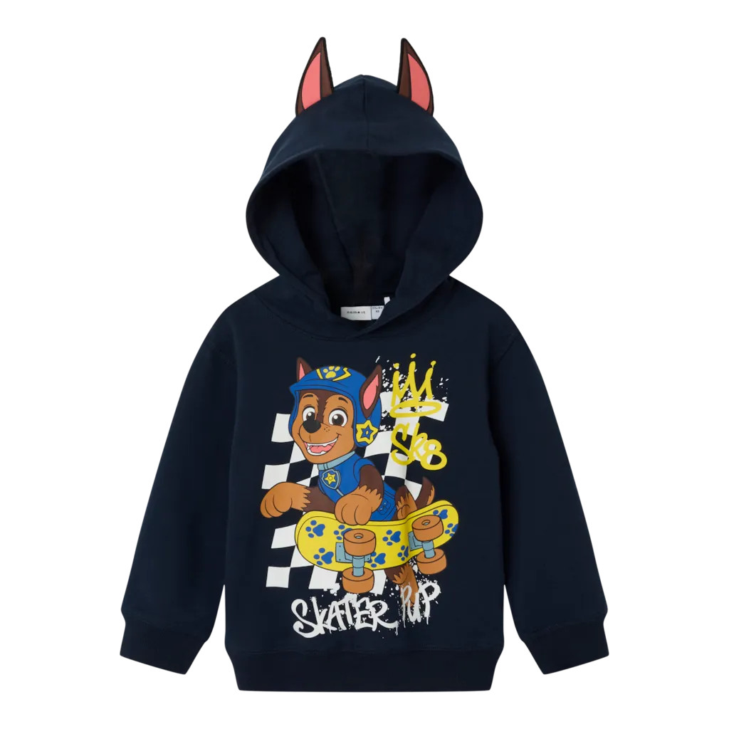 Paw Patrol Hoodie Nix Dark Sapphire fra Name It