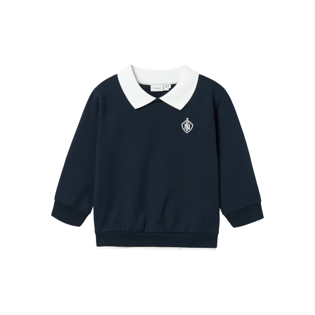 Polo Sweatshirt Ron Dark Sapphire fra Name It