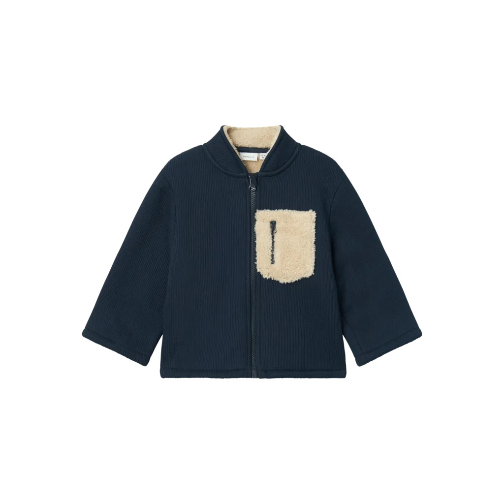 Teddy Cardigan Sabon Dark Sapphire fra Name It