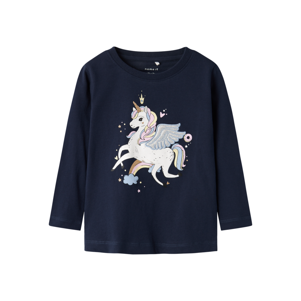 Langærmet Bluse Tillie Navy Blazer fra Name It
