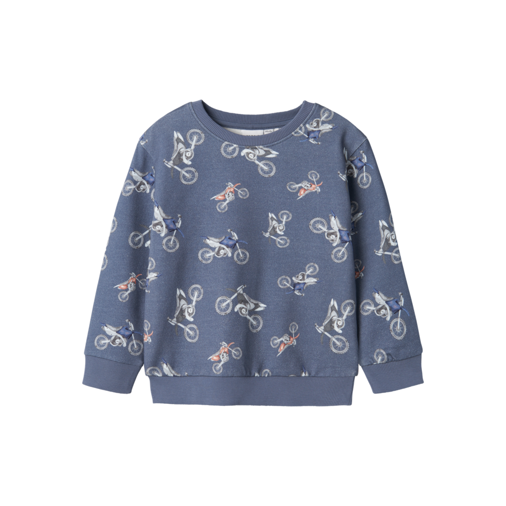 Sweatshirt Trille China Blue fra Name It