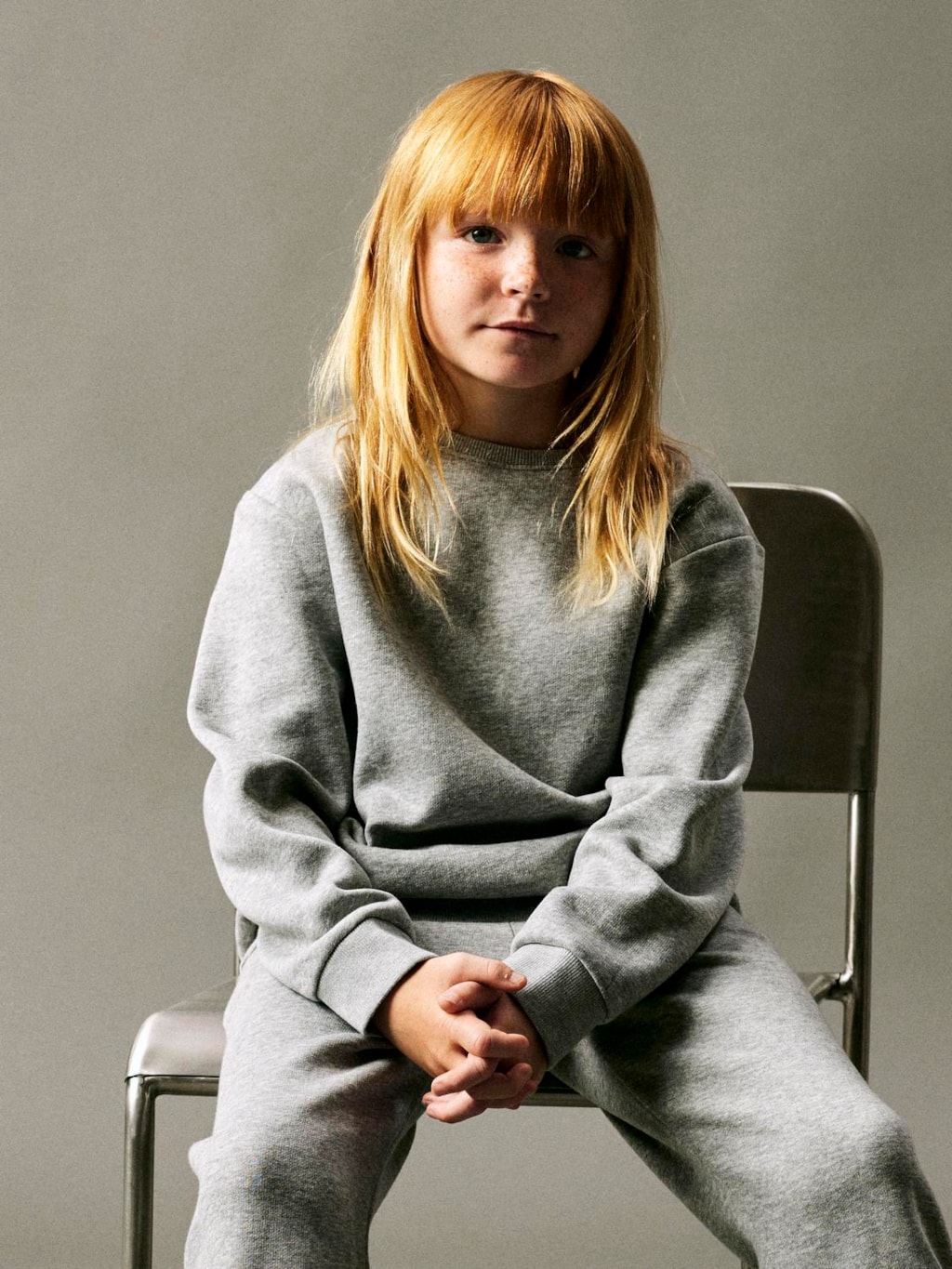Sweatshirt Oanne Grey Melange fra Name It