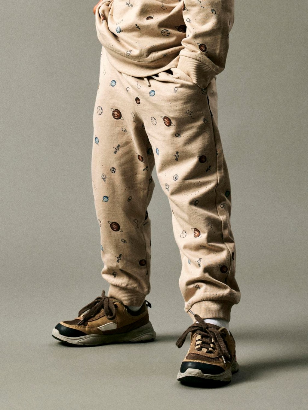 Sweatpants Owen Plaza Taupe fra Name It