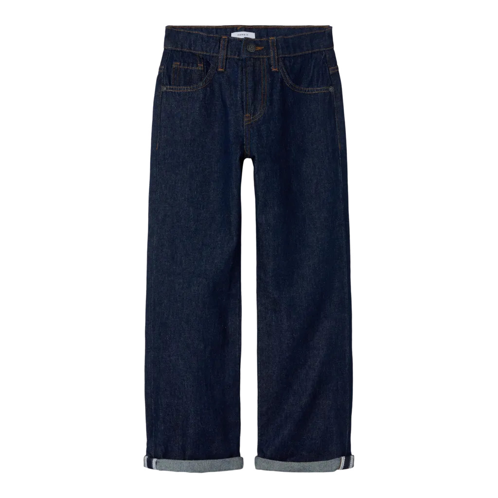 Straight Jeans Ryan Dark Blue fra Name It