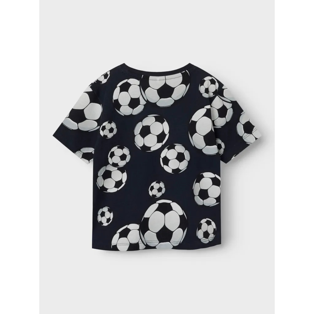 Fodbold T Shirt Kidun Dark Sapphire fra Name It