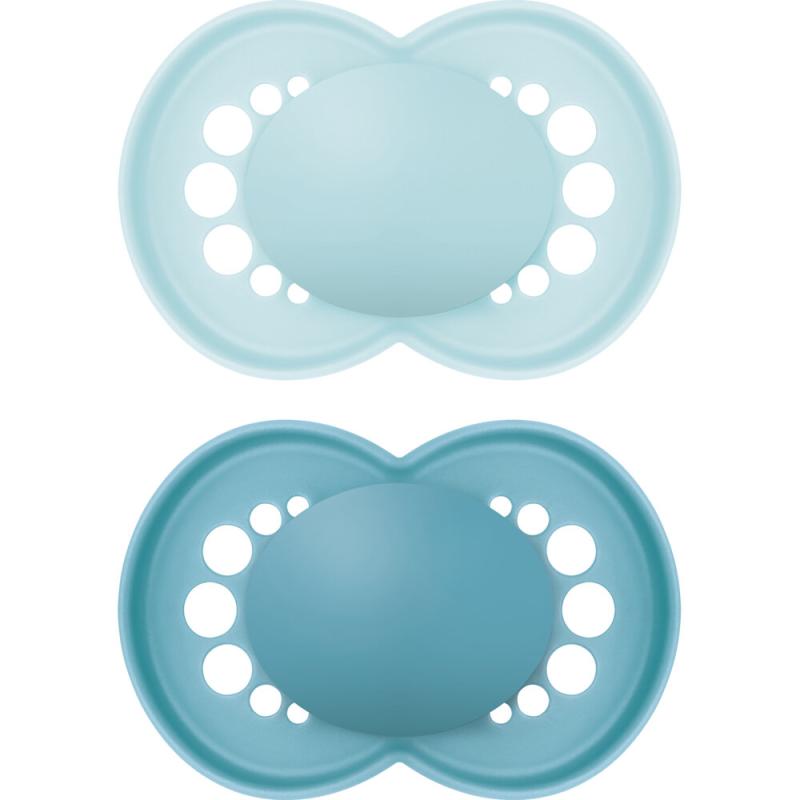 Original 6 16m Silicone Unprinted Blue fra Mam