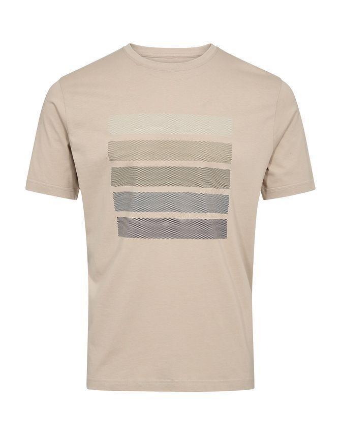 O Neck T Shirt Regular Fit fra Black Blue