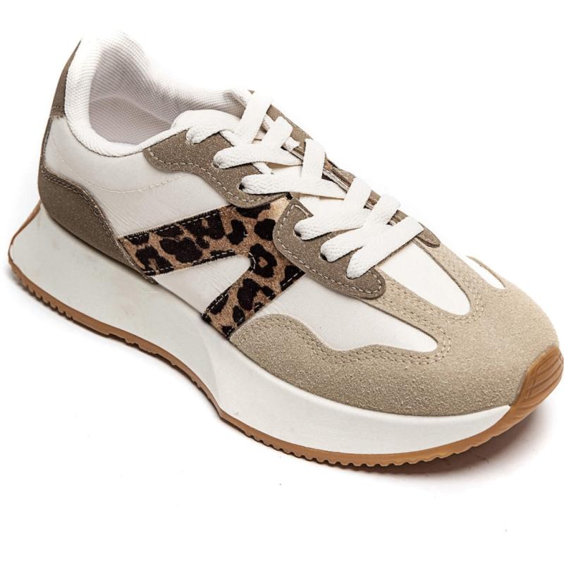 Annick Dame Sneakers 8917   Leopard fra Shoes
