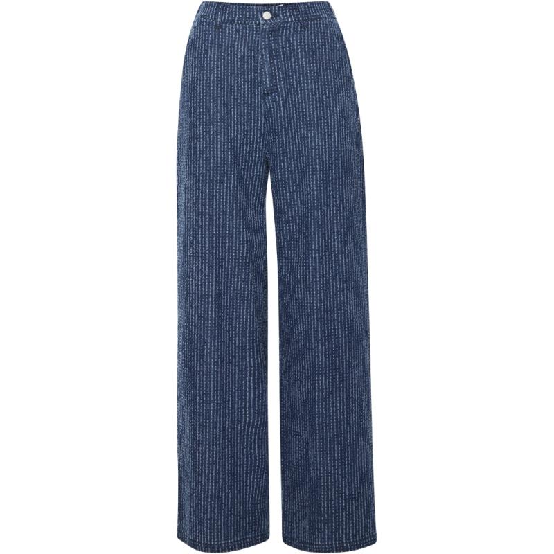 Dame Bukser Bykanilla   Mid Blue Denim fra B.young