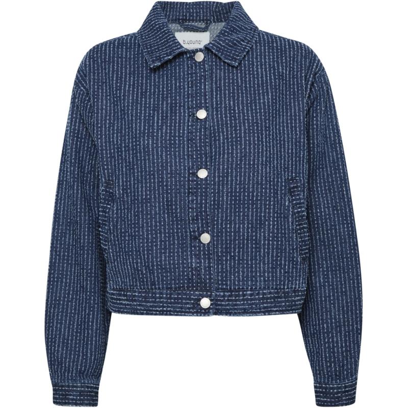 Dame Jakke Bykanilla   Mid Blue Denim fra B.young
